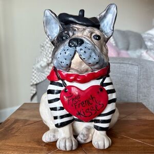 Blue Sky Clayworks Free French Kisses Bulldog Figurine